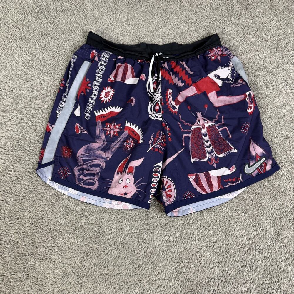 Nike Flex Stride Running Shorts Mens L Graphic Lined Pockets 5 In Inseam
